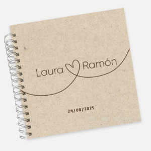 Libro de firmas para boda Tiza