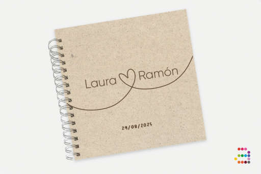 Llibre de signatures per a casament Tiza
