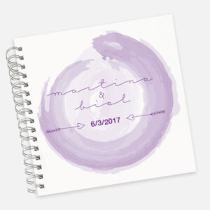 Libro de firmas para boda Agua