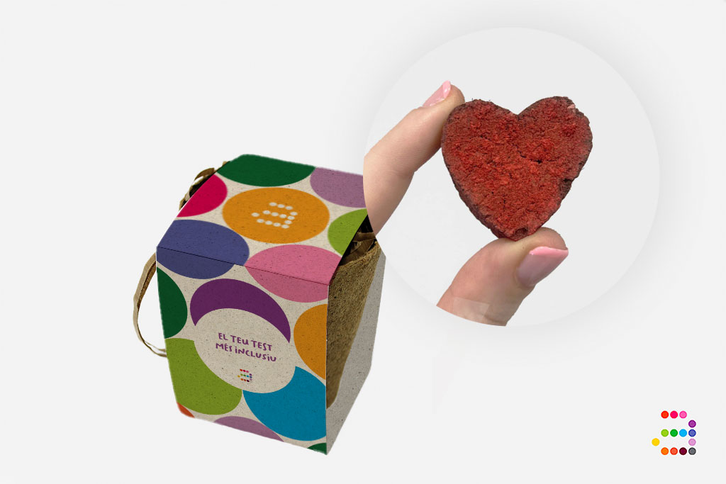 Maceta Apunts con semillas ¡CORAZÓN!