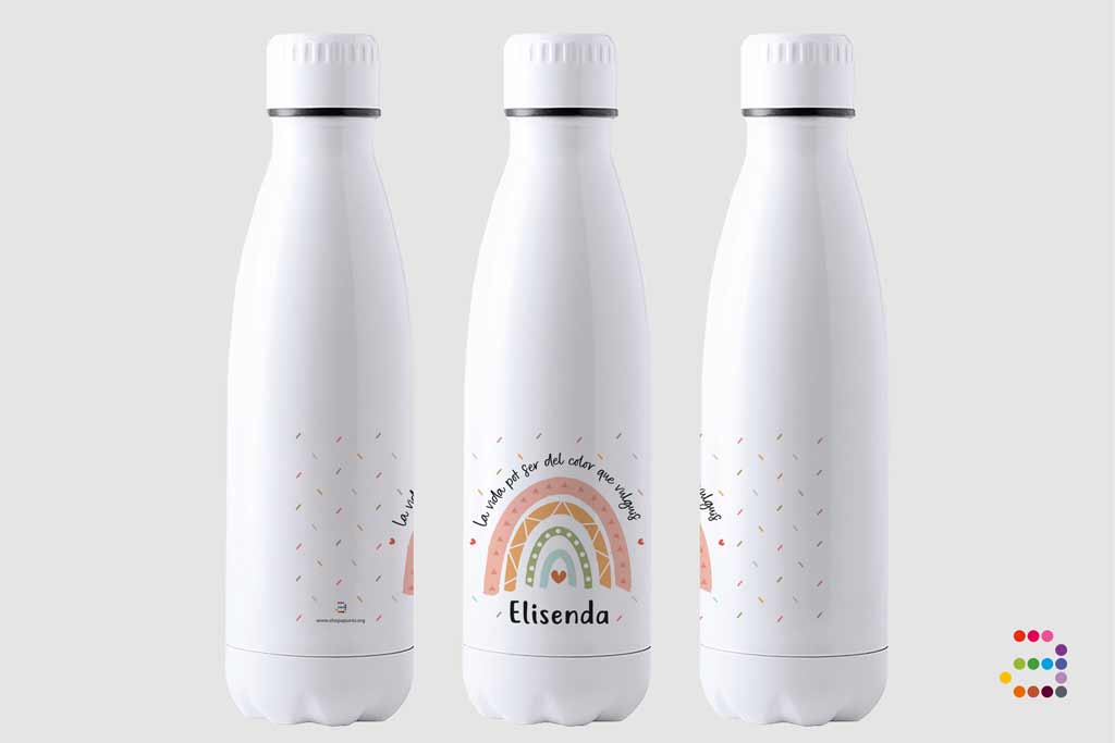 Botella Inox ¡Arcoiris! - Imagen 4