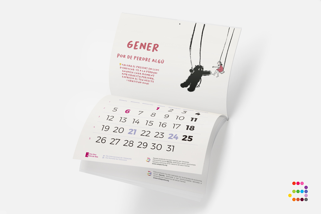 Calendario de pared 2026 revista RECICLADO A4