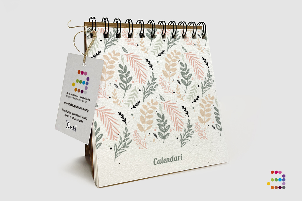 Calendario Sobremesa PLANTABLE Floral
