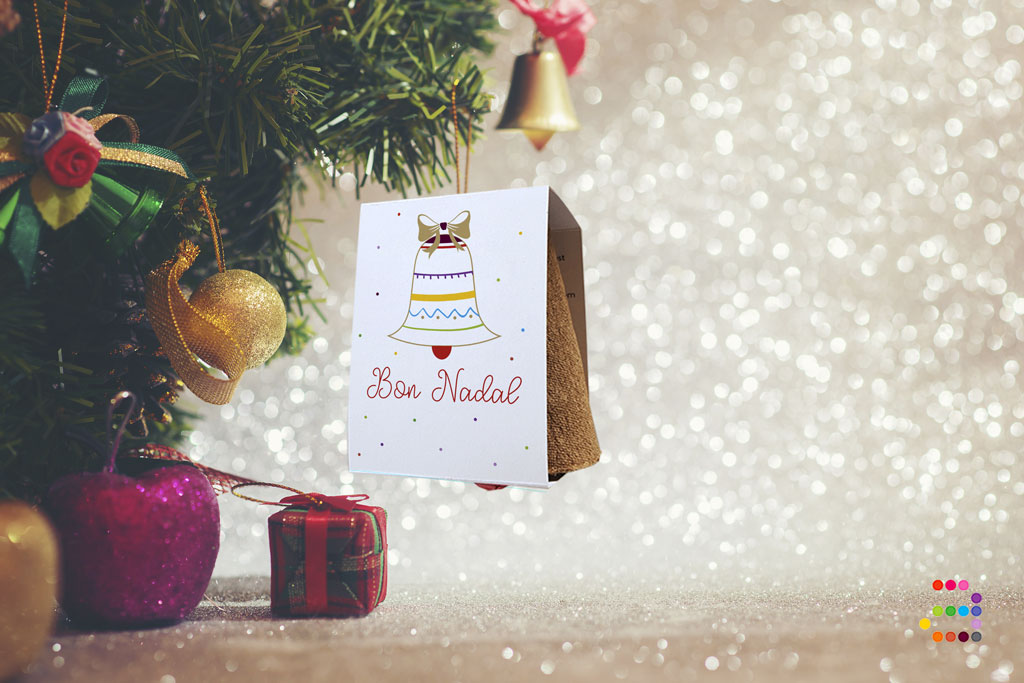 Maceta Campana Navidad - Imagen 2