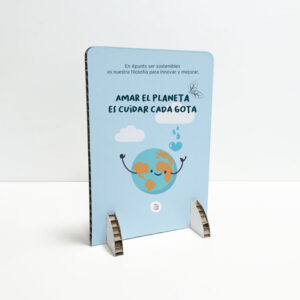 Display de sobremesa ecológico
