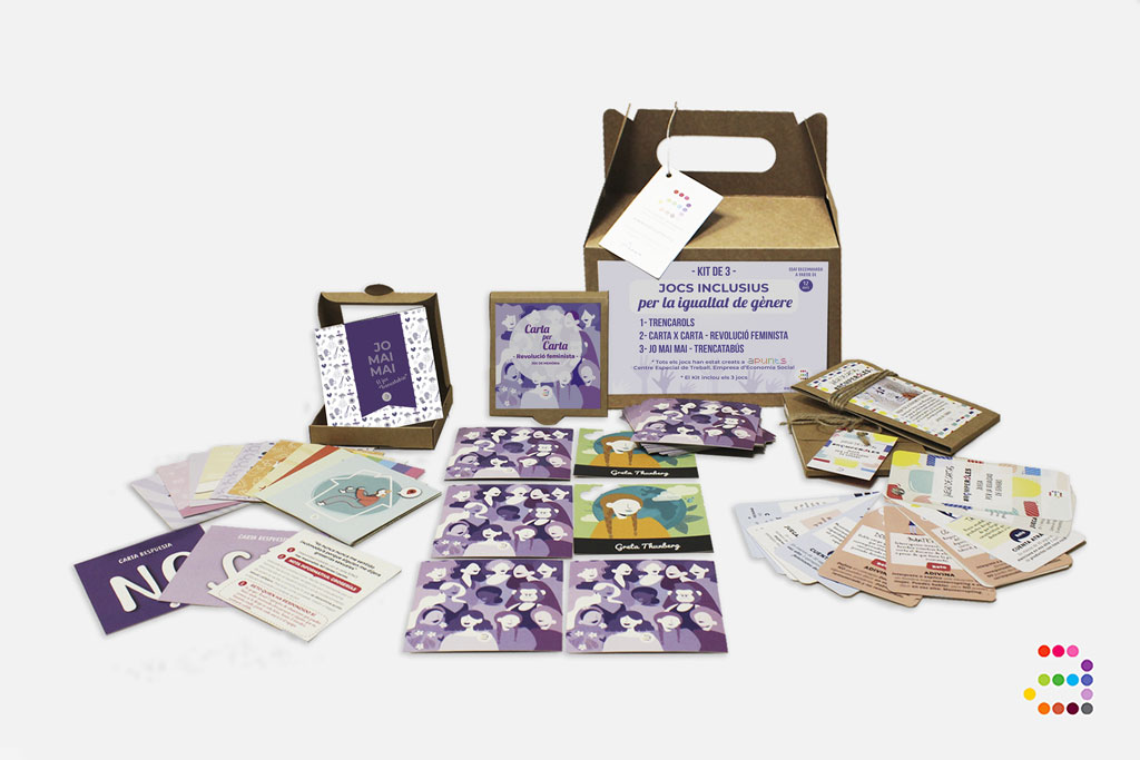 Kit de 3 Juegos sobre igualdad de género