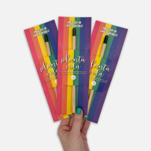 Lápiz plantable LGTBIQ+ de semillas de Chía