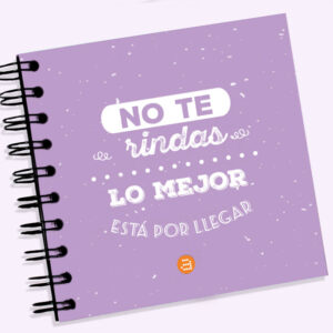 Libreta No te Rindas