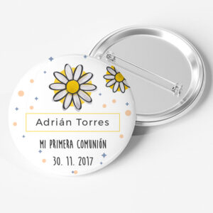 Chapas para Comunión Margarita