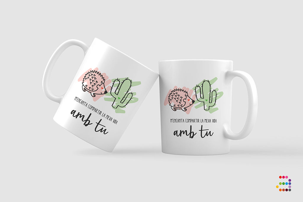 Taza con mensaje para parejas auténticas - Imagen 3