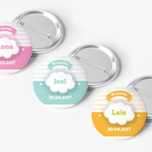 Chapas para Bautizo Nube