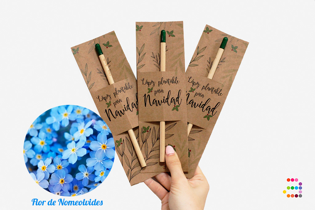 Lápiz plantable Navidad de semillas