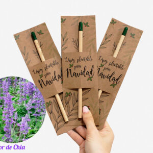 Lápiz plantable Navidad de semillas