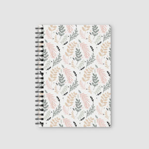 Libreta reciclada Floral