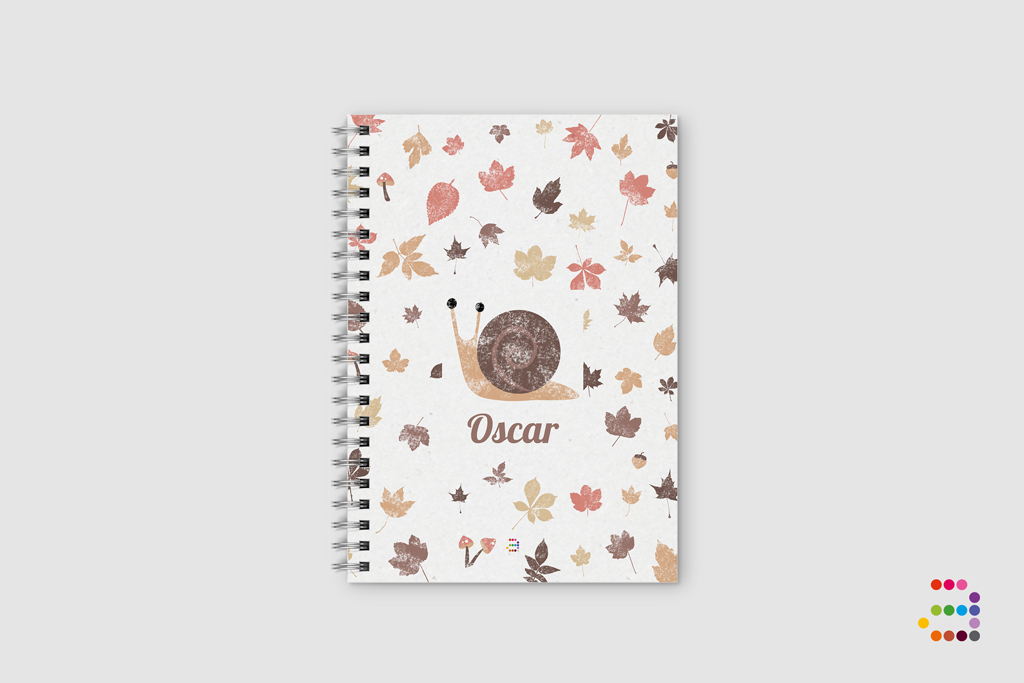 Libreta Caracol Otoño