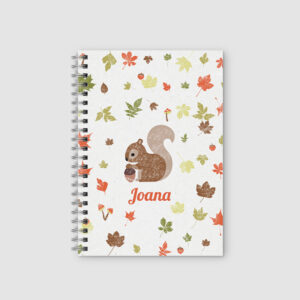 Libreta Ardilla Otoño