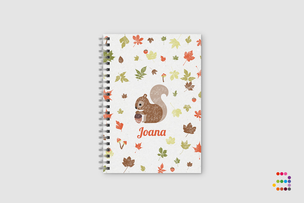 Libreta Ardilla Otoño