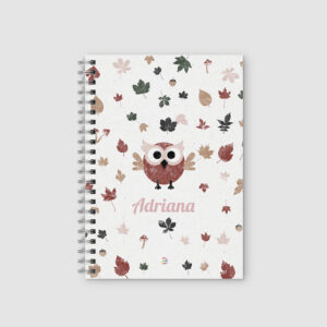 Libreta Búho Otoño