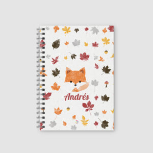 Libreta Zorro Otoño