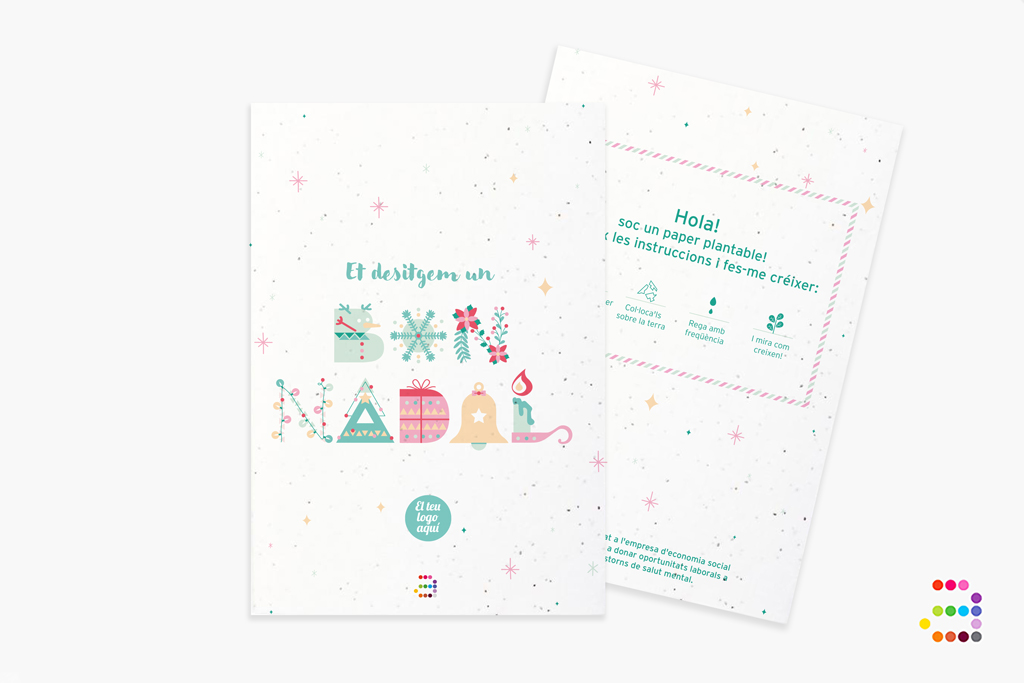 Postal plantable: ¡Feliz Navidad!