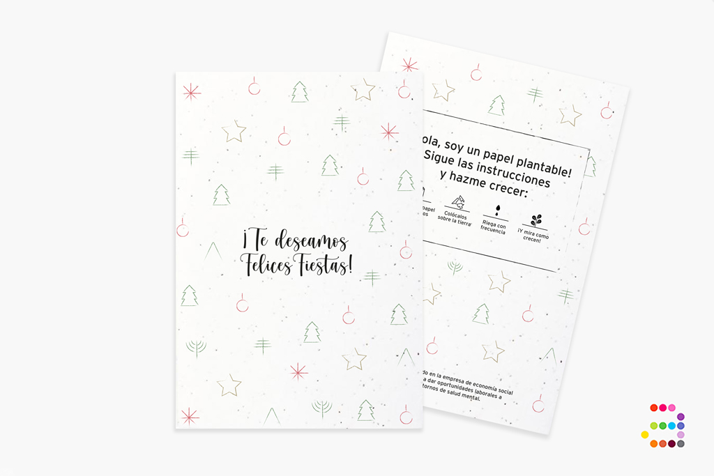 Postal plantable: Estampado de Navidad - Imagen 6