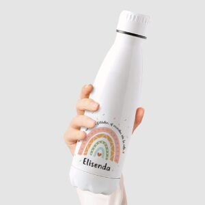 Botella para Profes Arcoíris
