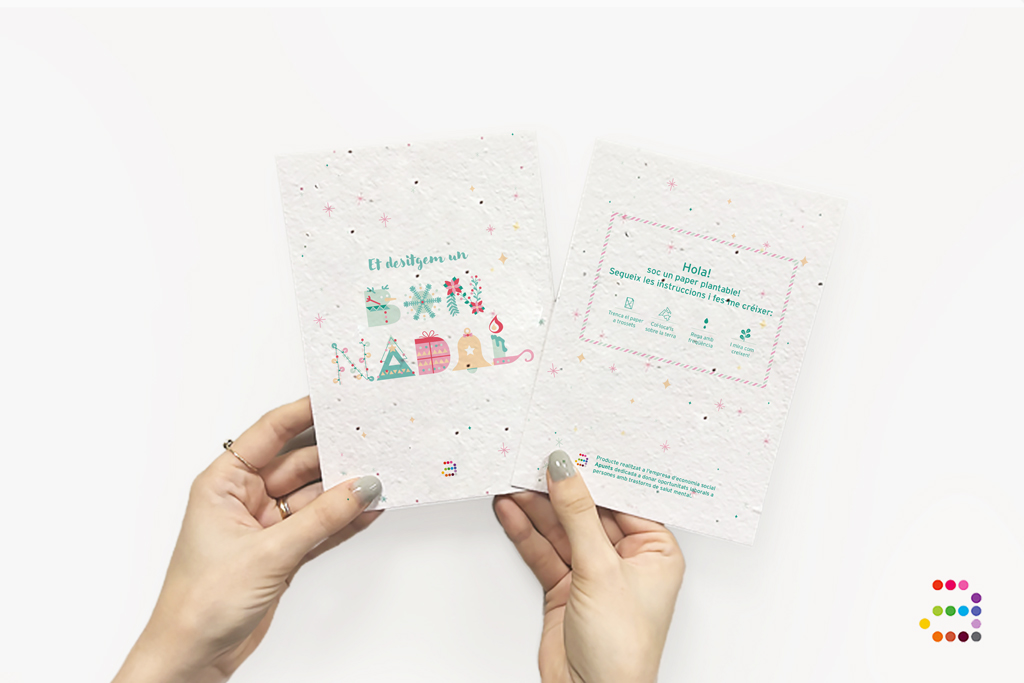 Postal plantable: ¡Feliz Navidad!