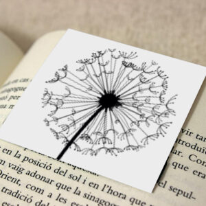 Punto de libro para boda Diente de León