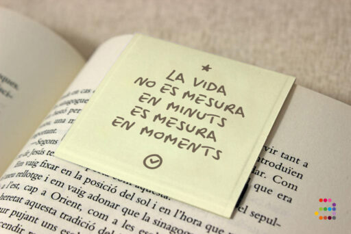 Punt de llibre amb imant Motivador