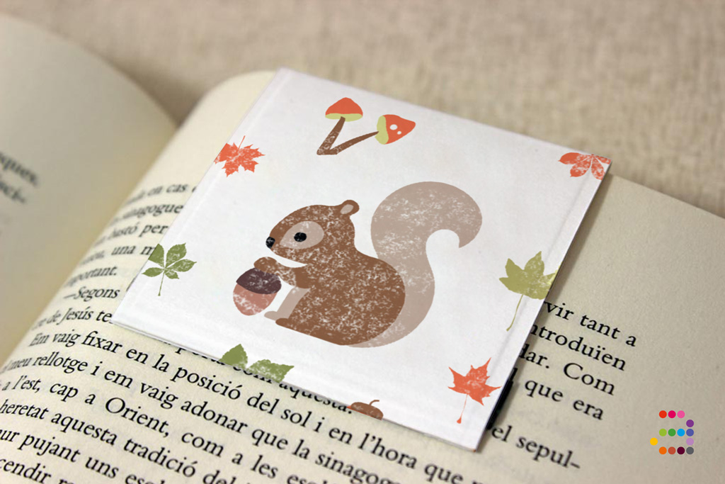 Punto de libro con imán Otoño - Imagen 4