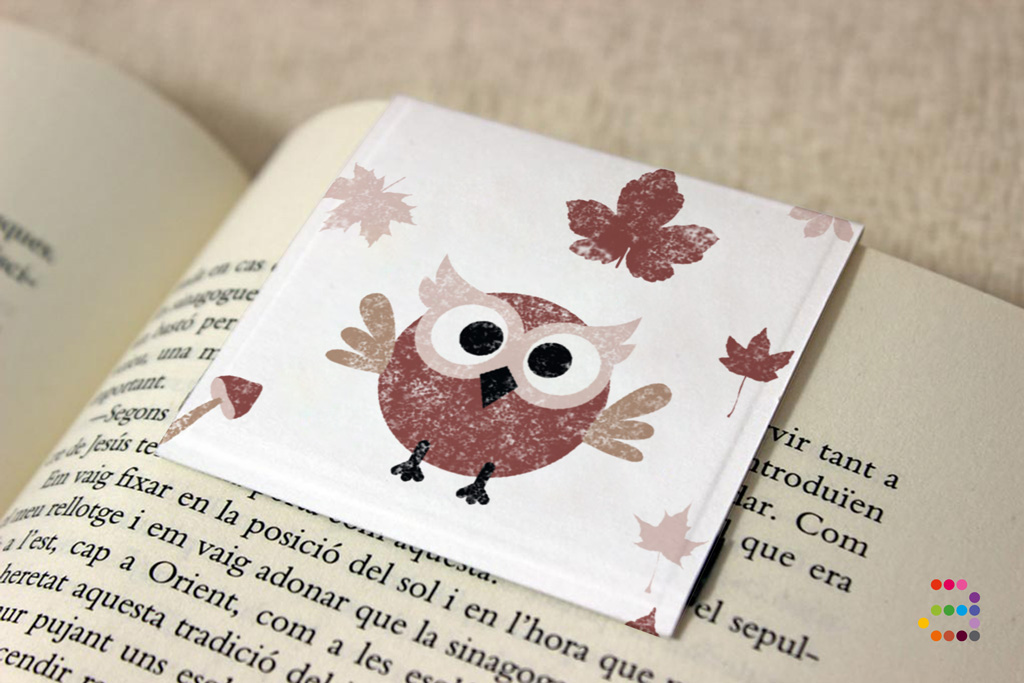 Punto de libro con imán Otoño - Imagen 2