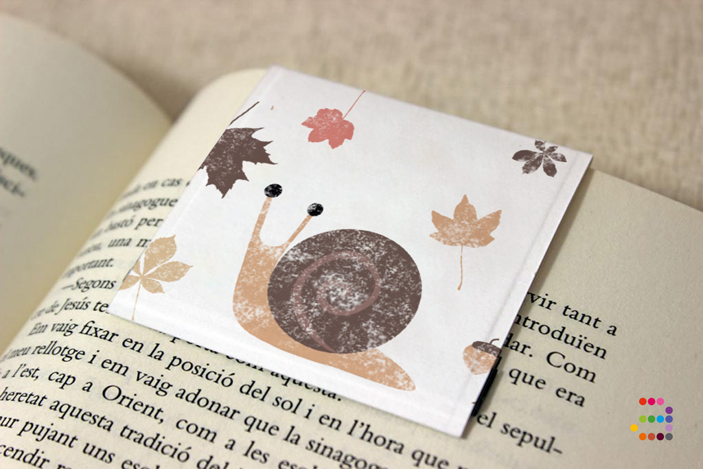 Punto de libro con imán Otoño