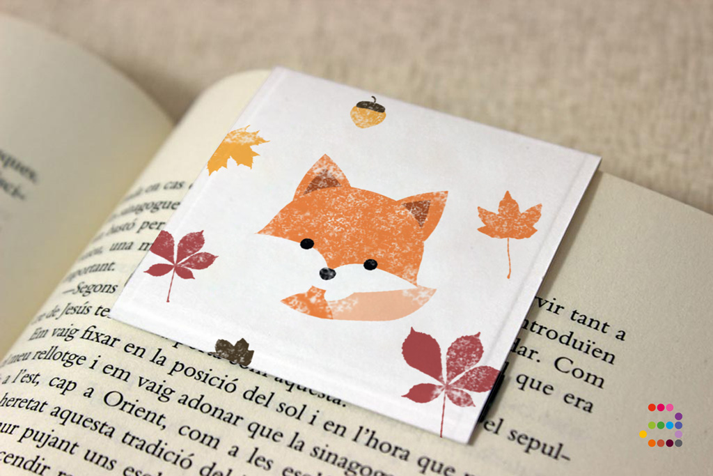 Punto de libro con imán Otoño - Imagen 3