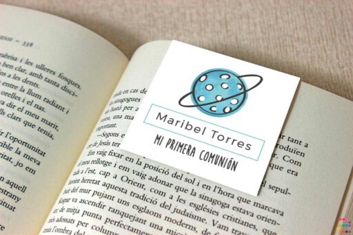 Punt de llibre per a comunió Planeta