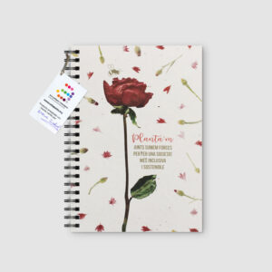Libreta Sant Jordi - Portada de papel de semillas plantable
