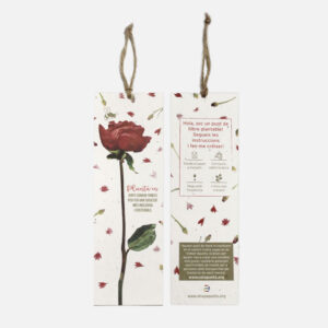Punto de libro plantable "Bee friendly" Sant Jordi