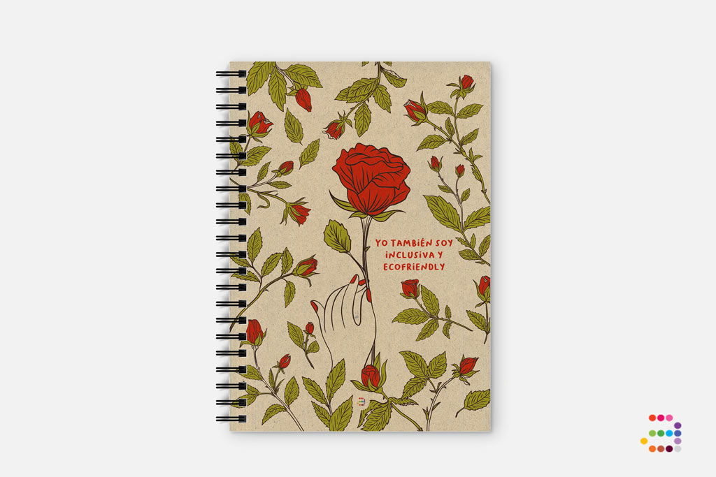Libreta Sant Jordi - Papel de césped reciclado - Imagen 2