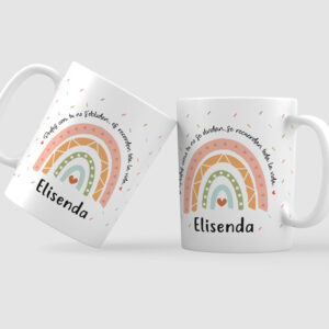 Taza para Profes Arcoíris