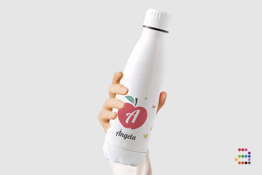 Botella Inox ¡Manzana!