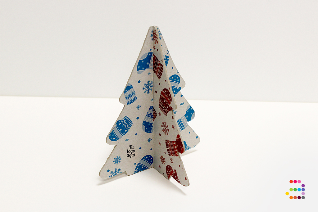 Árbol Navidad sobremesa ECO Gris