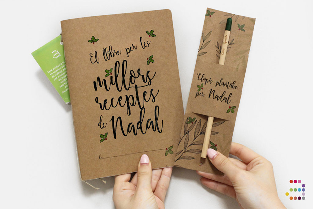 Kit Libro Recetas para Navidad + Lápiz plantable