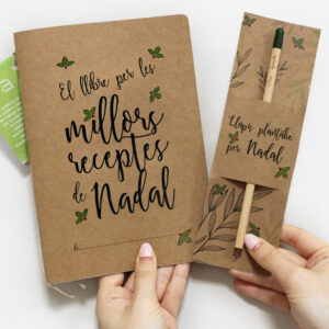 Kit Libro Recetas para Navidad + Lápiz plantable