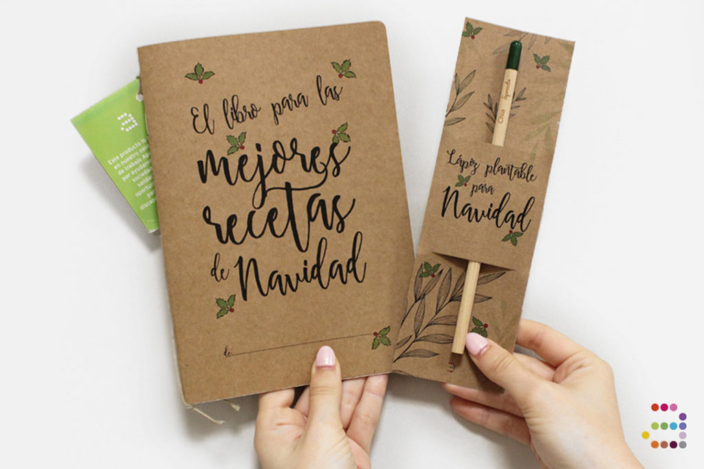 Kit Libro Recetas para Navidad + Lápiz plantable - Imagen 2