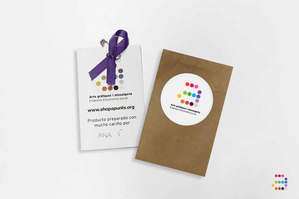 Broche lazo lila - Imagen 4