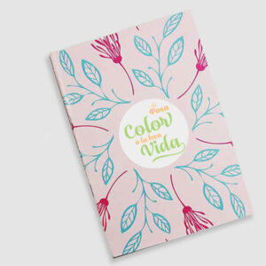 Libreta para colorear Vida y Color