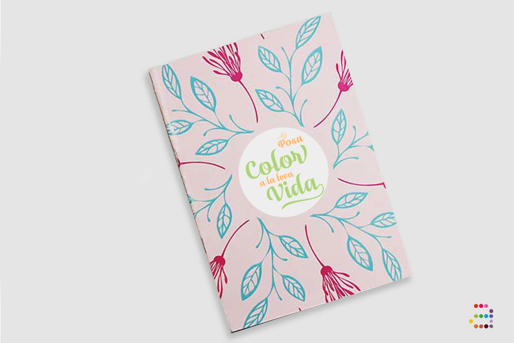 Libreta para colorear Vida y Color