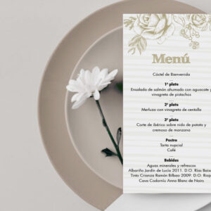 Menú para Boda Tiza