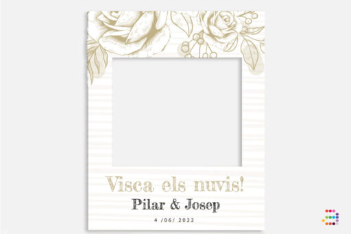 Photocall de casament Tiza