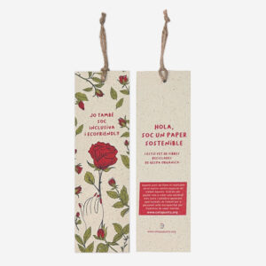 Punto de libro Sant Jordi papel de césped