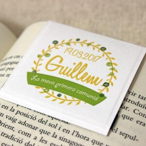 Punto de libro para comunión Corona